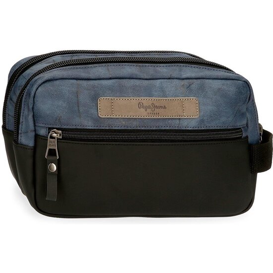 PEPE JEANS NECESER DE VIAJE POLIÉSTER CON DETALLES EN PIEL SINTÉTICA OCEAN AZUL image 0