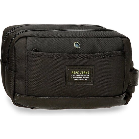 PEPE JEANS NECESER DE VIAJE POLIÉSTER LEIGHTON NEGRO image 0