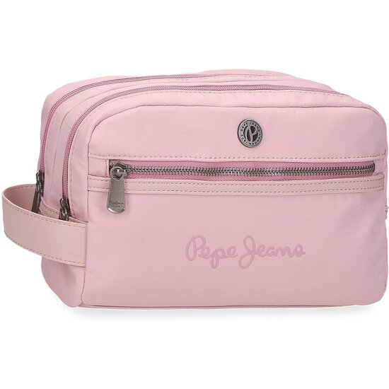 PEPE JEANS NECESER DE VIAJE POLIÉSTER Y PU CORIN ROSA image 0