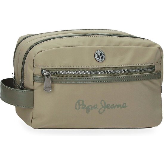 PEPE JEANS NECESER DE VIAJE POLIÉSTER Y PU CORIN VERDE image 0