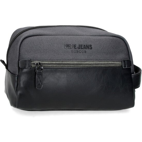 PEPE JEANS NECESER DE VIAJE POLIÉSTER GRAYS NEGRO image 0