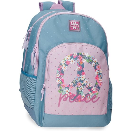 ROLL ROAD MOCHILA ESCOLAR POLIÉSTER PEACE MULTICOLOR image 0