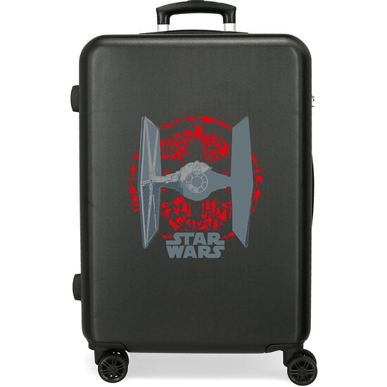 STAR WARS MALETA MEDIANA ABS RÍGIDA TIE FIGHTER NEGRO image 0