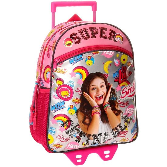 SOY LUNA MOCHILA ESCOLAR CON CARRO POLIÉSTER SOY LUNA SMILE MULTICOLOR image 0