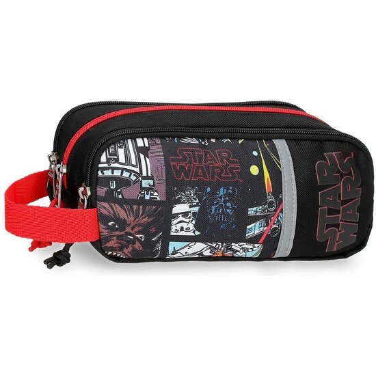 STAR WARS ESTUCHE ESCOLAR POLIÉSTER NEGRO image 0