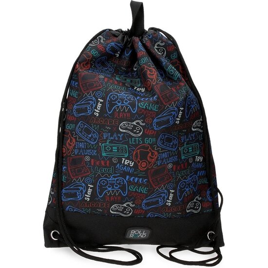 ROLL ROAD MOCHILA SACO Y PORTA ALIMENTOS POLIÉSTER NEGRO image 0