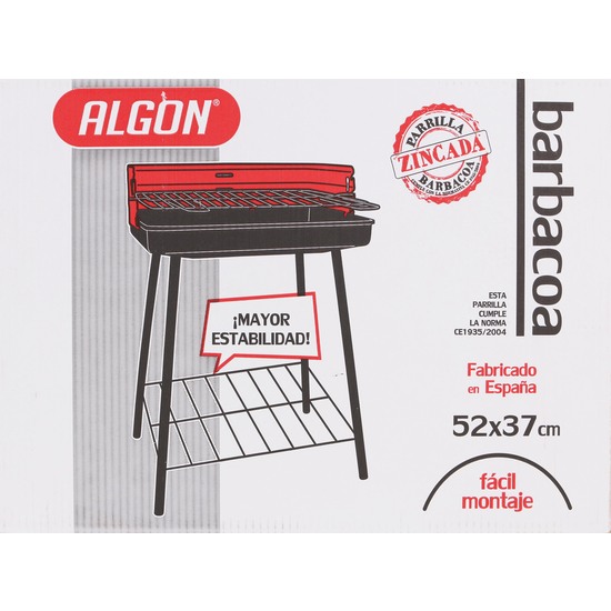 RECT. BARBECUE 52X37 W/GRIL REINF. ALGON image 1