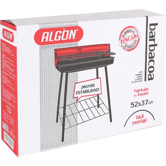 RECT. BARBECUE 52X37 W/GRIL REINF. ALGON image 4