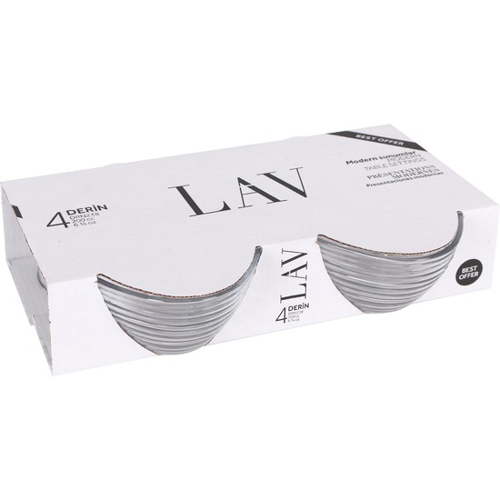 SET 4 BOWLS 10.5CM-200CC DERIN  image 5