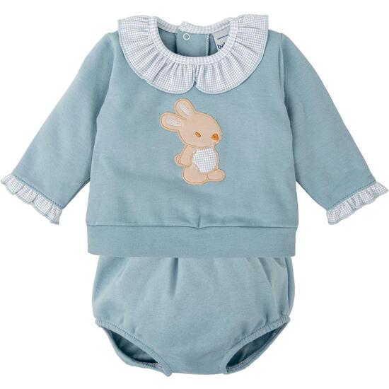 CONJUNTO RANITA BEBE NIÑA PRADERA image 0