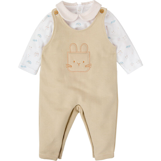 CONJUNTO PETO + CAMISETA  BEBE NIÑO CIELO image 0