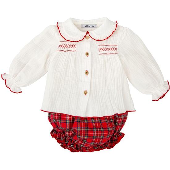 CONJUNTO BEBE NIÑA MUERDAGO image 0