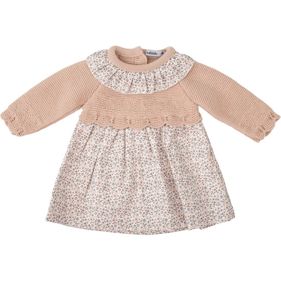 VESTIDO PUNTO BEBE NIÑA ESCARCHA image 0