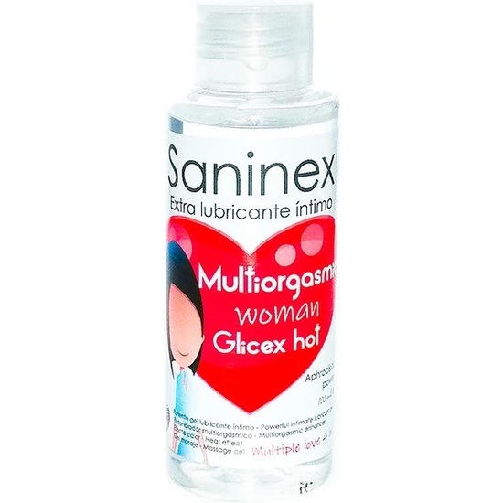 SANINEX GLICEX MULTIORGASMIC WOMAN HOT 4 IN 1 - 100ML image 0