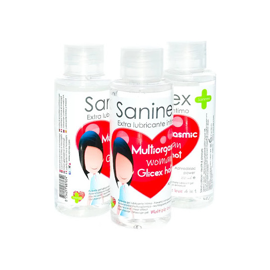 SANINEX GLICEX MULTIORGASMIC WOMAN HOT 4 IN 1 - 100ML image 1