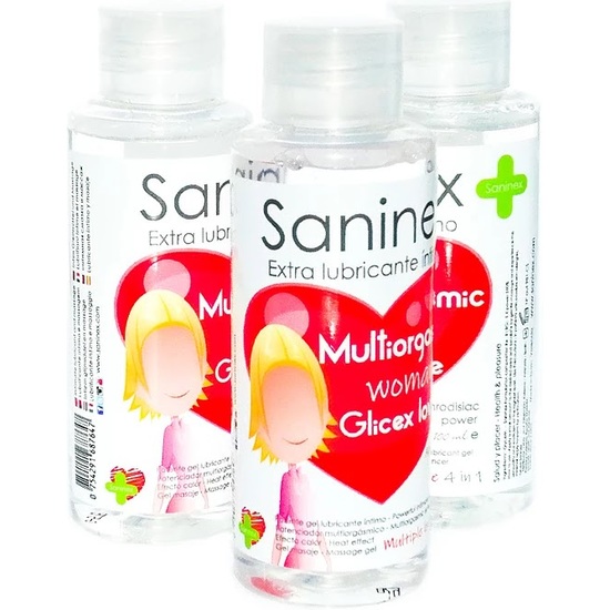 SANINEX GLICEX MULTIORGASMIC WOMAN LOVE 4 IN 1 - 100ML image 1