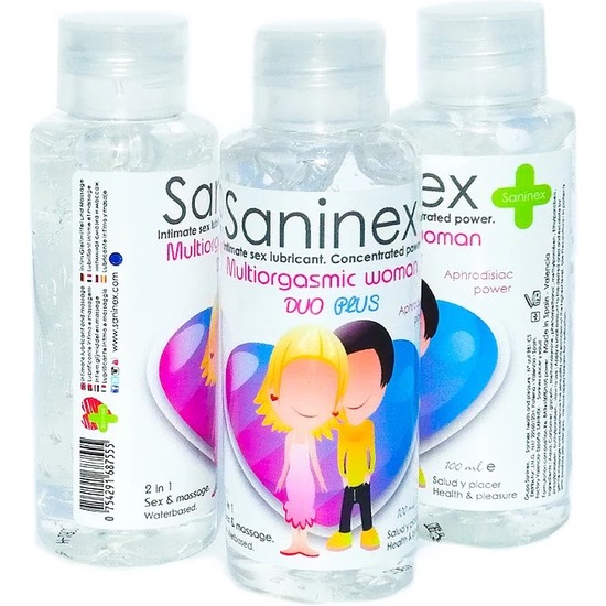 SANINEX MULTIORGASMIC WOMAN DUO PLUS 100ML image 1