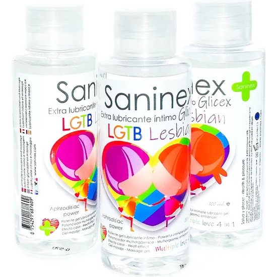SANINEX GLICEX LGTB LESBIAN 4 IN 1 - 100ML image 1