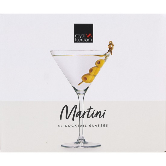 SET 4 MARTINI CUPS 26CL  image 1