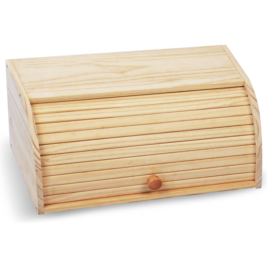 WOOD BREAD BOX W/SLIDING COVER PRIVILEGE image 6