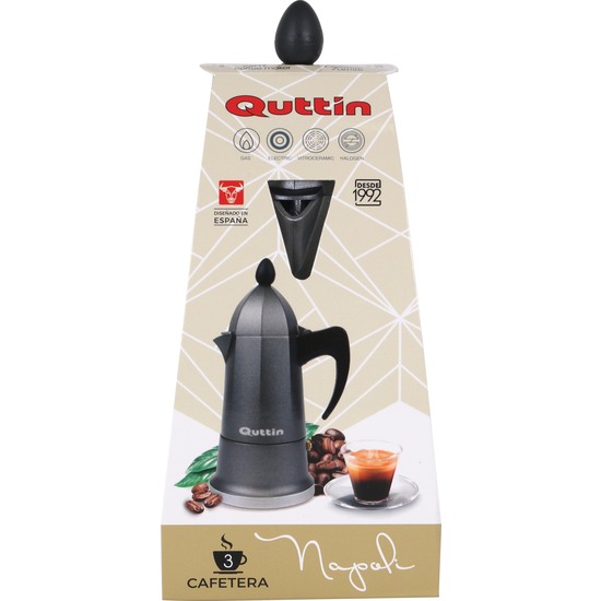 COFFEE MAKER 3 CUPS MODERN QUTTIN image 1
