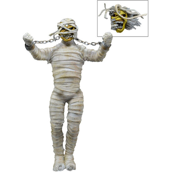 FIGURA RETRO MUMMY EDDIE IRON MAIDEN 20CM image 0