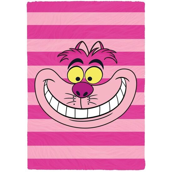 CUADERNO A5 PREMIUM FELPA CHESHIRE ALICIA EN EL PAIS DE LAS MARAVILLAS DISNEY image 0