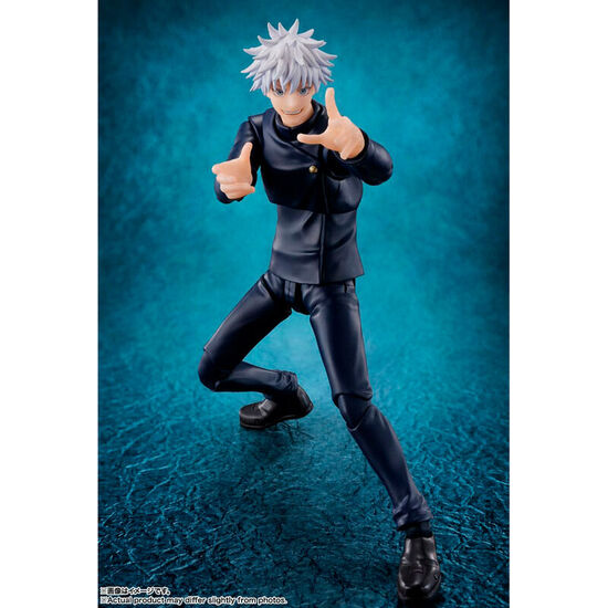 FIGURA S.H. FIGUARTS SATORU GOJO JUJUTSU TECHNICAL HIGH SCHOOL JUJUTSU KAISEN 16CM image 2