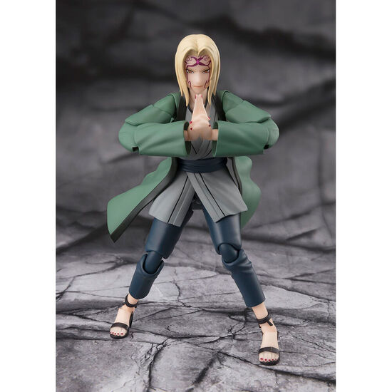 FIGURA S.H. FIGUARTS TSUNADE THE LEGENDARY MEDICAL NINJA NARUTO SHIPPUDEN 14CM image 1