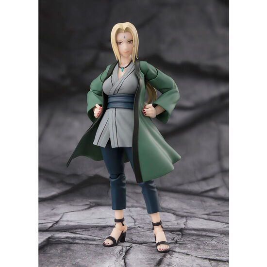 FIGURA S.H. FIGUARTS TSUNADE THE LEGENDARY MEDICAL NINJA NARUTO SHIPPUDEN 14CM image 2
