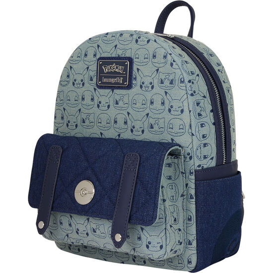 MOCHILA DENIM POKEMON LOUNGEFLY 29CM image 1