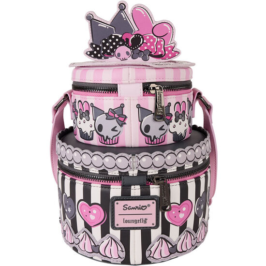 BOLSO BANDOLERA MY MELODY AND KUROMI SANRIO LOUNGEFLY image 1