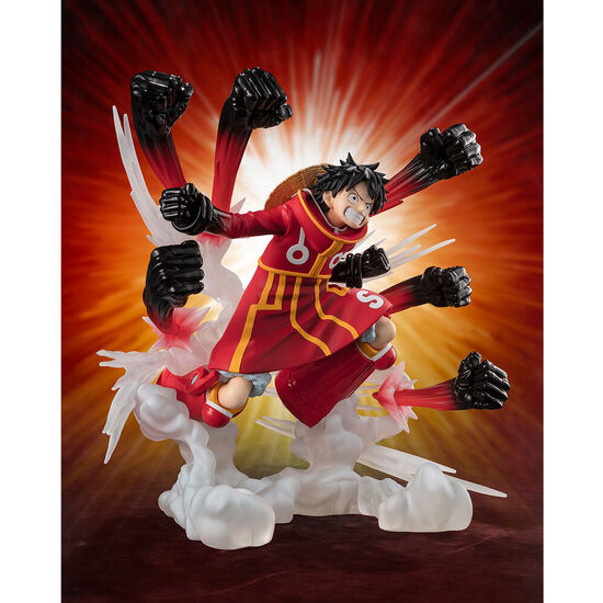 FIGURA S.H. FIGUARTS ZERO MONKEY D LUFFY GUM GUM HAWK GATLING EXTRA BATTLE ONE PIECE 18CM image 1