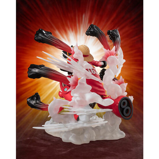 FIGURA S.H. FIGUARTS ZERO MONKEY D LUFFY GUM GUM HAWK GATLING EXTRA BATTLE ONE PIECE 18CM image 3