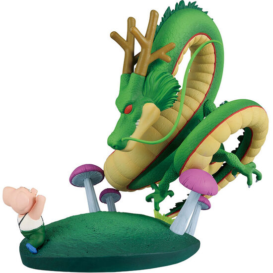 FIGURA ICHIBANSHO OOLONG & SHENRON DRAGON HISTORY II DRAGON BALL 14CM image 1