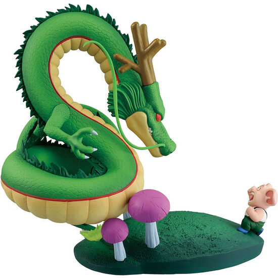 FIGURA ICHIBANSHO OOLONG & SHENRON DRAGON HISTORY II DRAGON BALL 14CM image 2