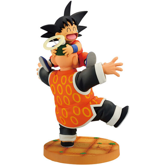 FIGURA ICHIBANSHO SON GOKU & GRANDPA SON GOHAN DRAGON HISTORY II DRAGON BALL 16CM image 0
