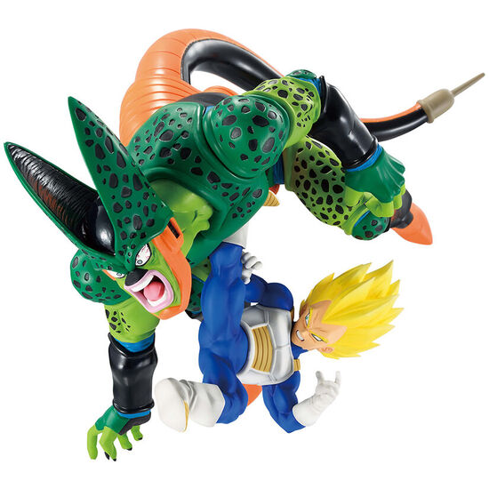 FIGURA ICHIBANSHO VEGETA VS. CELL DRAGON HISTORY II DRAGON BALL 17CM image 0