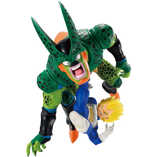 FIGURA ICHIBANSHO VEGETA VS. CELL DRAGON HISTORY II DRAGON BALL 17CM image 1