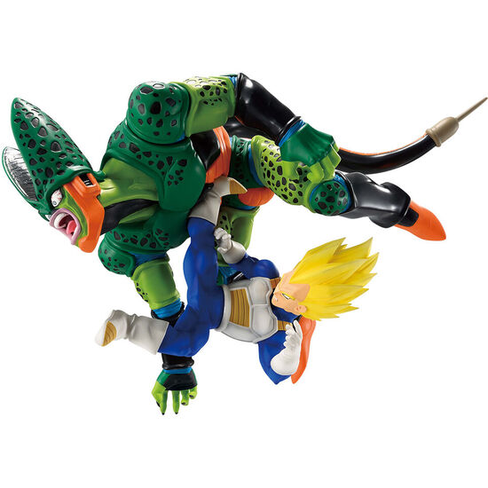 FIGURA ICHIBANSHO VEGETA VS. CELL DRAGON HISTORY II DRAGON BALL 17CM image 2