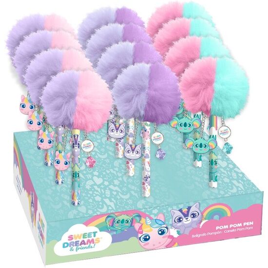 BOLIGRAFO POMPON SWEET DREAMS SURTIDO image 0