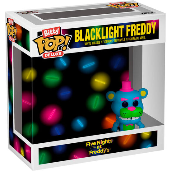 FIGURA BITTY POP DELUXE FIVE NIGHTS AT FREDDYS BLACKLIGHT FREDDY image 0