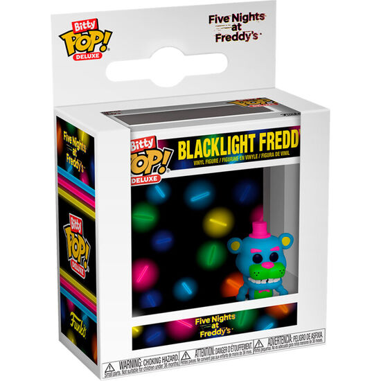 FIGURA BITTY POP DELUXE FIVE NIGHTS AT FREDDYS BLACKLIGHT FREDDY image 1