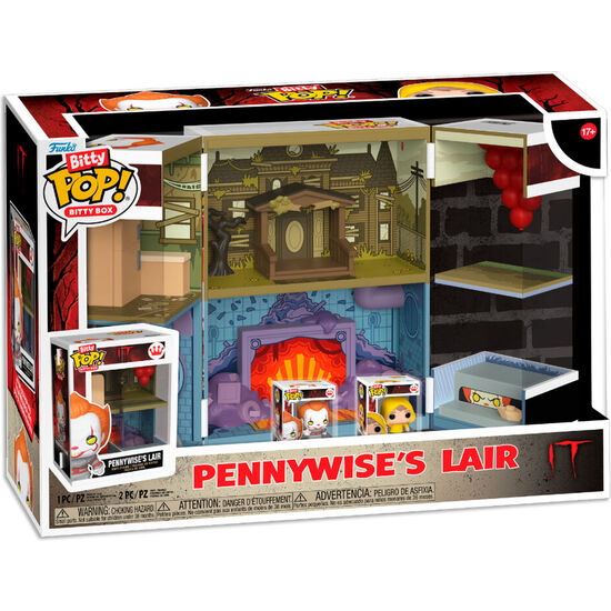 FIGURA BITTY POP BOXES IT PENNYWISES LAIR image 1