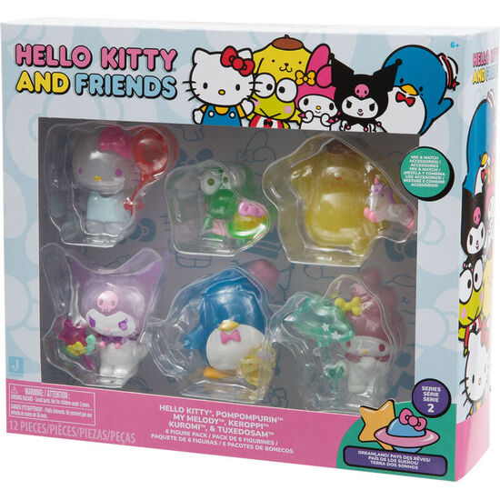 BLISTER 6 FIGURAS HELLO KITTY 5CM image 0