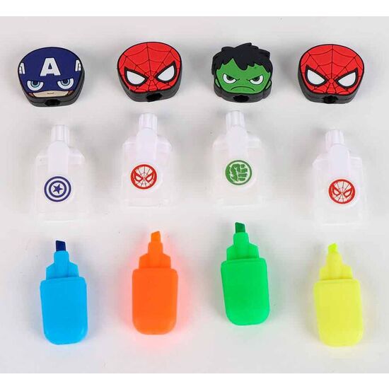 SET 4 SUBRAYADORES LOS VENGADORES AVENGERS MARVEL SURTIDO image 2