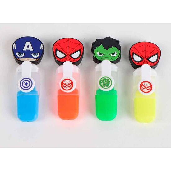 SET 4 SUBRAYADORES LOS VENGADORES AVENGERS MARVEL SURTIDO image 3