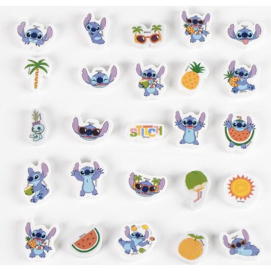 BLISTER 25 GOMAS DE BORRAR STITCH DISNEY image 2