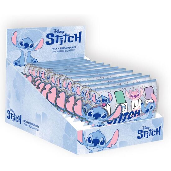 SET 4 SUBRAYADORES STITCH DISNEY SURTIDO image 0
