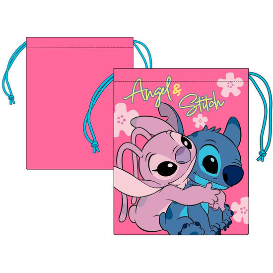 BOLSA PORTAMERIENDA ANGEL &#38; STITCH DISNEY image 0